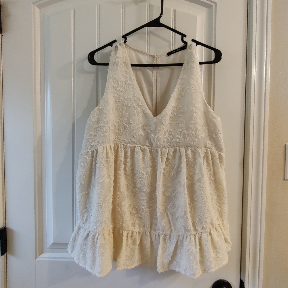 Doe & Rae Patterned Tank Top
